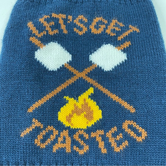 7”x10” Knit Let’s Get Toasted Small Dog Sweater - Picture 2 of 4